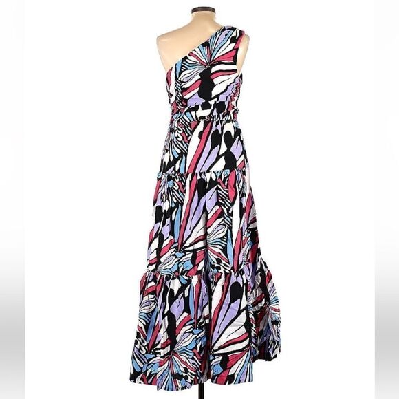 Maeve one shoulder printed maxi dress NWT - Picture 3 of 7